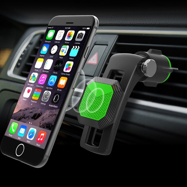 Multifunctional Car Air Conditioner Air Outlet Magnetic Phone Holder, Air Outlet Magnetic (Black), Air Outlet Magnetic (Green) - ORIWHIZ