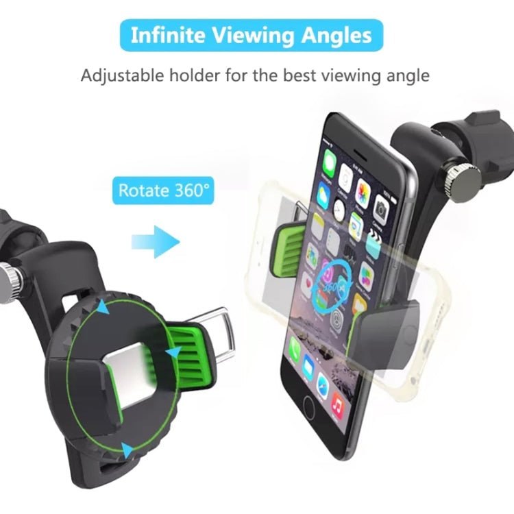 Multifunctional Car Air Conditioner Air Outlet Phone Holder, Air Outlet (Black), Air Outlet (Green) - ORIWHIZ