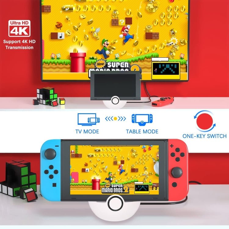 Multifunctional HDMI Charging Base Accessories For Nintendo Switch, Charging Base - ORIWHIZNintendo AccessoriesNintendo Accessories HolderToys & Hobbies