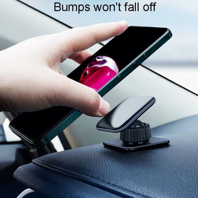 Multifunctional Sticky Car Navigation Holder Automobile Cell Phone Support Bracket, Square Black - ORIWHIZ