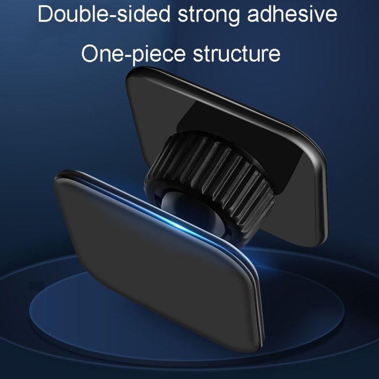 Multifunctional Sticky Car Navigation Holder Automobile Cell Phone Support Bracket, Square Black - ORIWHIZ