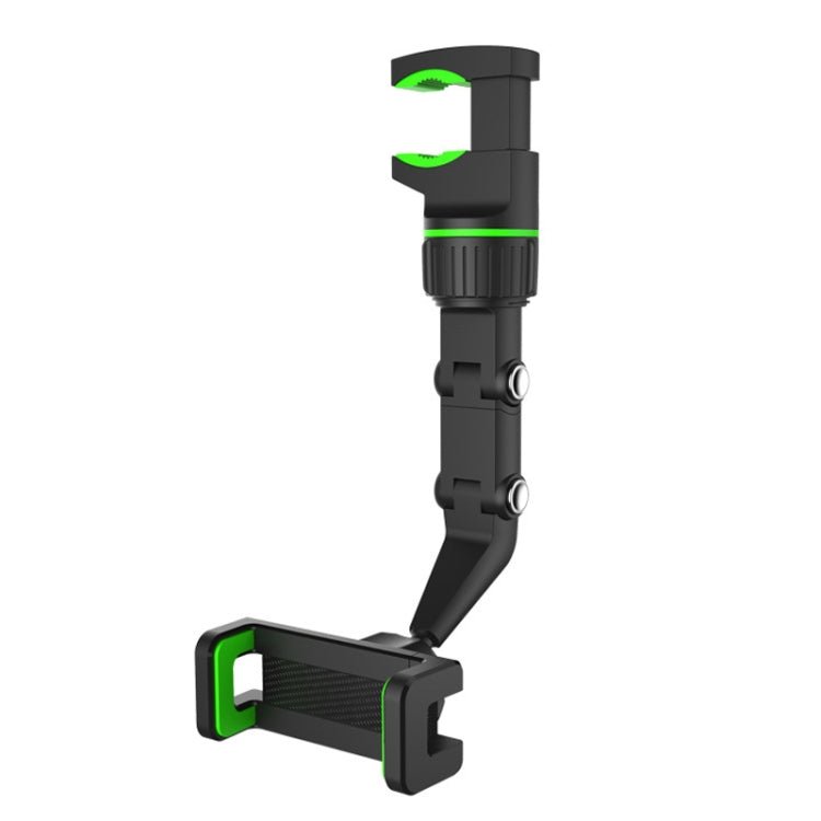 Multifunctional Vehicle - mounted Video Shooting Rearview Mirror Bracket, Green, Grey - ORIWHIZ