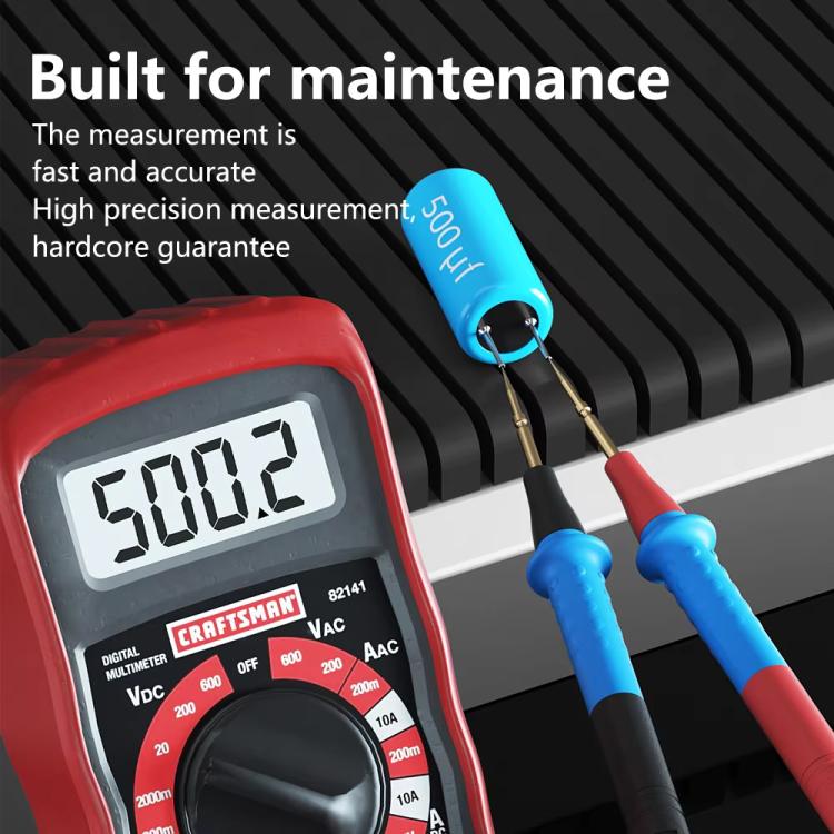 Multimeter Pens Pointed Silicone Cord Frostproof Detachable Stainless Steel Test Pen Accessories, P23A - ORIWHIZ
