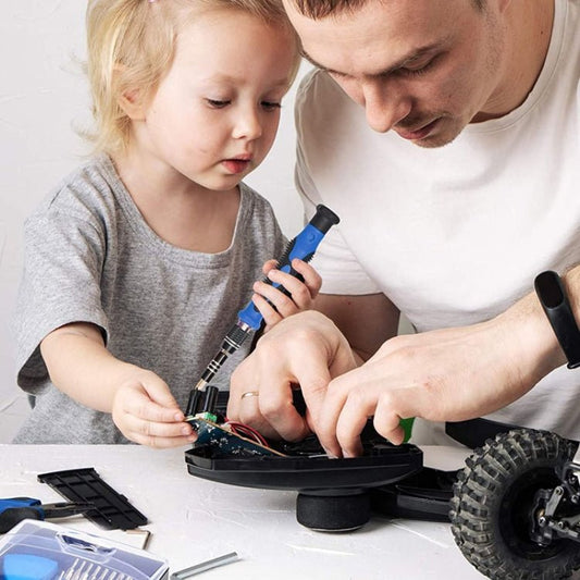 Multipurpose Manual Screwdriver Set Household Cell Phone Computer Repair Tools, 124 In 1 - ORIWHIZ