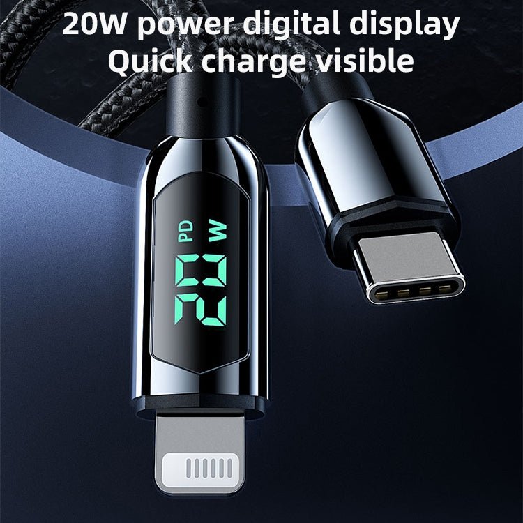 Mutural Li - CC002 1.2m 100W Digital Display USB - C / Type - C to Type - C Charging Data Cable, Type - C to Type - C - ORIWHIZ