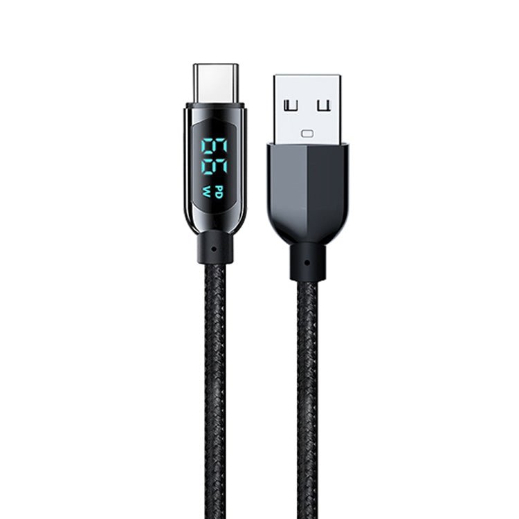 Mutural Li - CC003 1.2m 66W Digital Display USB to Type - C Charging Data Cable, USB to Type - C - ORIWHIZ