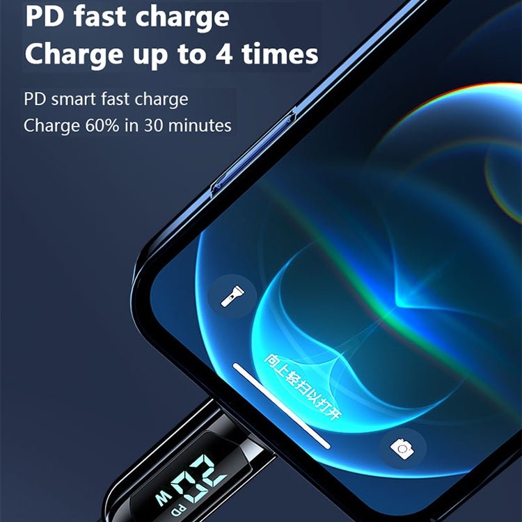 Mutural Li - CC003 1.2m 66W Digital Display USB to Type - C Charging Data Cable, USB to Type - C - ORIWHIZ