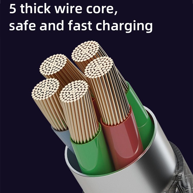 Mutural Li - CC009 1.2m 100W Transparent USB - C / Type - C to Type - C Charging Data Cable, Type - C to Type - C - ORIWHIZ