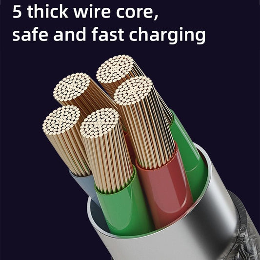 Mutural Li - CC009 1.2m 100W Transparent USB - C / Type - C to Type - C Charging Data Cable, Type - C to Type - C - ORIWHIZ