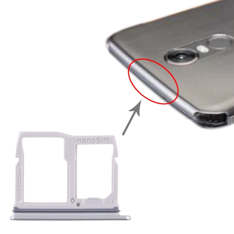 Nano SIM Card Tray + Micro SD Card Tray for LG Stylo 5 / Q720 LM - Q720MS LM - Q720TSW Q720CS, For LG Stylo 5 - ORIWHIZ