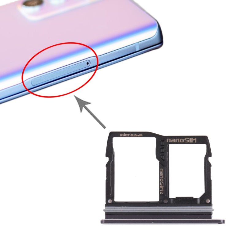 Nano SIM Card Tray + Nano SIM Card Tray / Micro SD Card Tray for LG Wing 5G LMF100N, LM - F100N, LM - F100V, LM - F100, For LG Wing 5G - ORIWHIZ