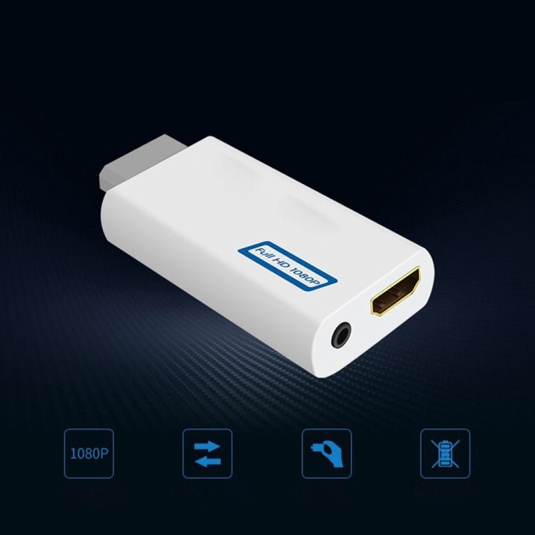 Nintendo Wii Hassle Free Plug and Play for Wii to HDMI 1080p Converter Adapter Wii2hdmi 3.5mm Audio Box Wii - link, To HDMI 1080p Converter Adapter - ORIWHIZNintendo AccessoriesNintendo Accessories AdapterToys & Hobbies
