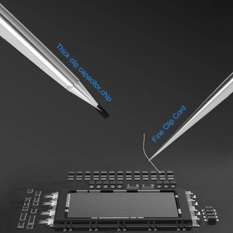 Non - magnetic Stainless Steel Tweezers, MaAnt SS - A, MaAnt SS - A1 - ORIWHIZ