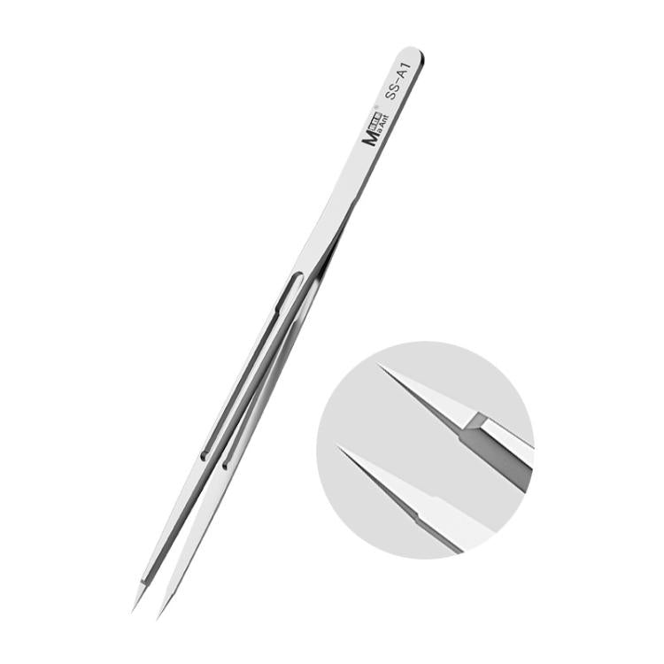 Non - magnetic Stainless Steel Tweezers, MaAnt SS - A, MaAnt SS - A1 - ORIWHIZ