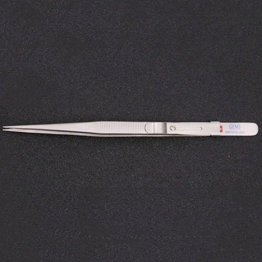 Non - Slip Diamond Tweezers Jewelry Tweezers Elastic Stainless Steel Gem Diamond Clips Durable Tools, With Slot and Lock - ORIWHIZ