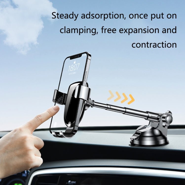 OATSBASF 03513 Phone Car Magnetic Telescopic Bracket Suction Cup Type Navigation Mobile Phone Bracket, 03513 - ORIWHIZ