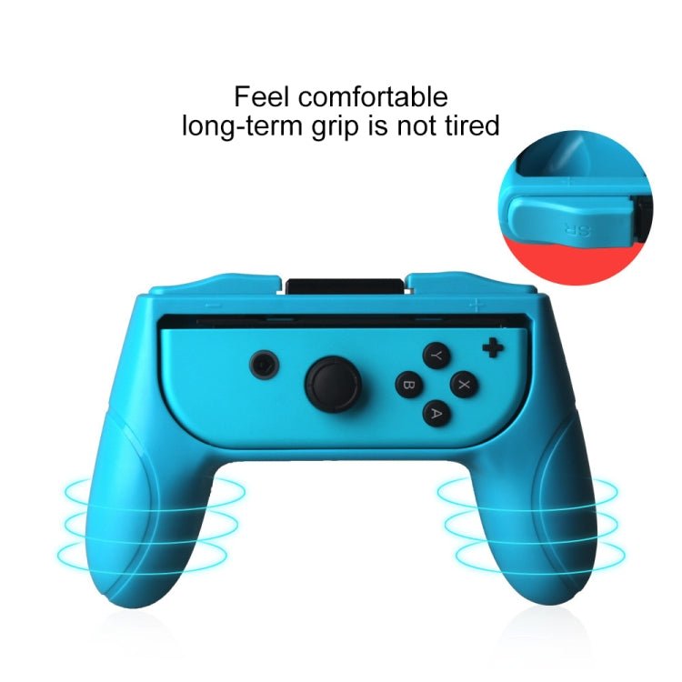 OIVO 2 PCS Left and Right Game Handle Grip Controller for Nintendo Switch Joy - con Grip, Red And Bule - ORIWHIZNintendo AccessoriesNintendo Accessories GamepadsOIVO