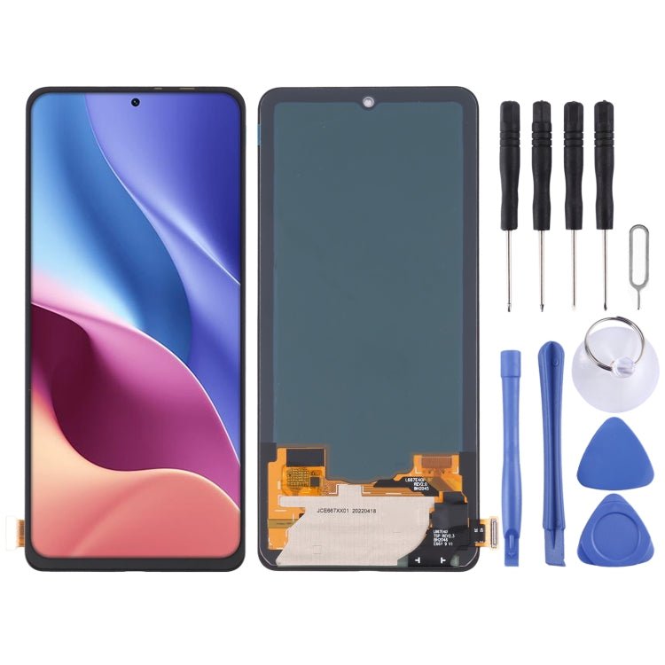 OLED Material LCD Screen and Digitizer Full Assembly For Xiaomi Redmi K40/Redmi K40 Pro/Redmi K40 Pro+/11i/11X/11X Pro/Poco F3/Black Shark 4/Black Shark 4 Pro/Black Shark 4S/Black Shark 4S Pro, For Xiaomi Redmi K40 - ORIWHIZ