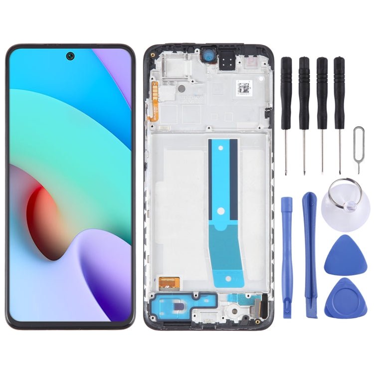 OLED Material LCD Screen For Digitizer Full Assembly with Frame, For Xiaomi Redmi Note 11 4G, For Xiaomi Poco M4 Pro 4G, For Xiaomi Redmi Note 11S 4G, For Xiaomi Redmi Note 10 Pro 4G, For Xiaomi Redmi Note 10 Pro Max, For Xiaomi Redmi Note 10 Pro India... - ORIWHIZ