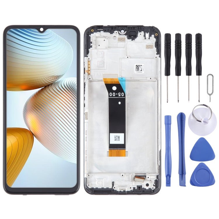 OLED Material LCD Screen For Digitizer Full Assembly with Frame, For Xiaomi Redmi Note 11 4G, For Xiaomi Poco M4 Pro 4G, For Xiaomi Redmi Note 11S 4G, For Xiaomi Redmi Note 10 Pro 4G, For Xiaomi Redmi Note 10 Pro Max, For Xiaomi Redmi Note 10 Pro India... - ORIWHIZ