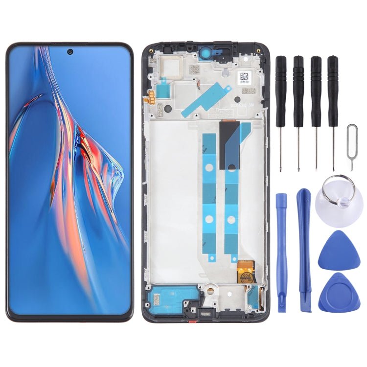 OLED Material LCD Screen For Digitizer Full Assembly with Frame, For Xiaomi Redmi Note 11 4G, For Xiaomi Poco M4 Pro 4G, For Xiaomi Redmi Note 11S 4G, For Xiaomi Redmi Note 10 Pro 4G, For Xiaomi Redmi Note 10 Pro Max, For Xiaomi Redmi Note 10 Pro India... - ORIWHIZ