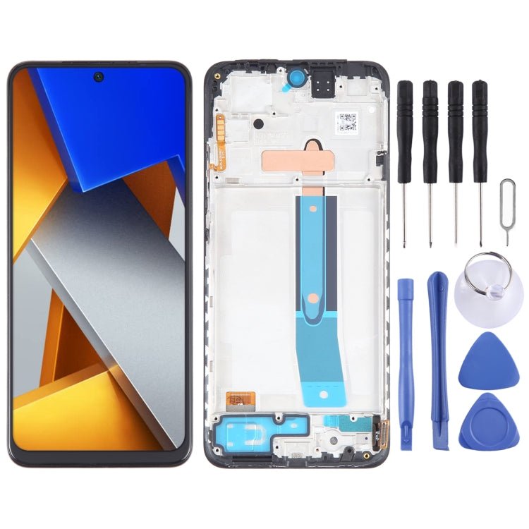 OLED Material LCD Screen For Digitizer Full Assembly with Frame, For Xiaomi Redmi Note 11 4G, For Xiaomi Poco M4 Pro 4G, For Xiaomi Redmi Note 11S 4G, For Xiaomi Redmi Note 10 Pro 4G, For Xiaomi Redmi Note 10 Pro Max, For Xiaomi Redmi Note 10 Pro India... - ORIWHIZ