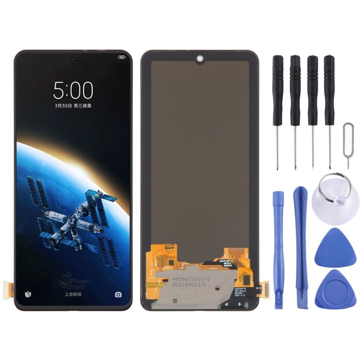 OLED Material LCD Screen with Digitizer Full Assembly, For Xiaomi Black Shark 5 RS, For Xiaomi Black Shark 5 - ORIWHIZ
