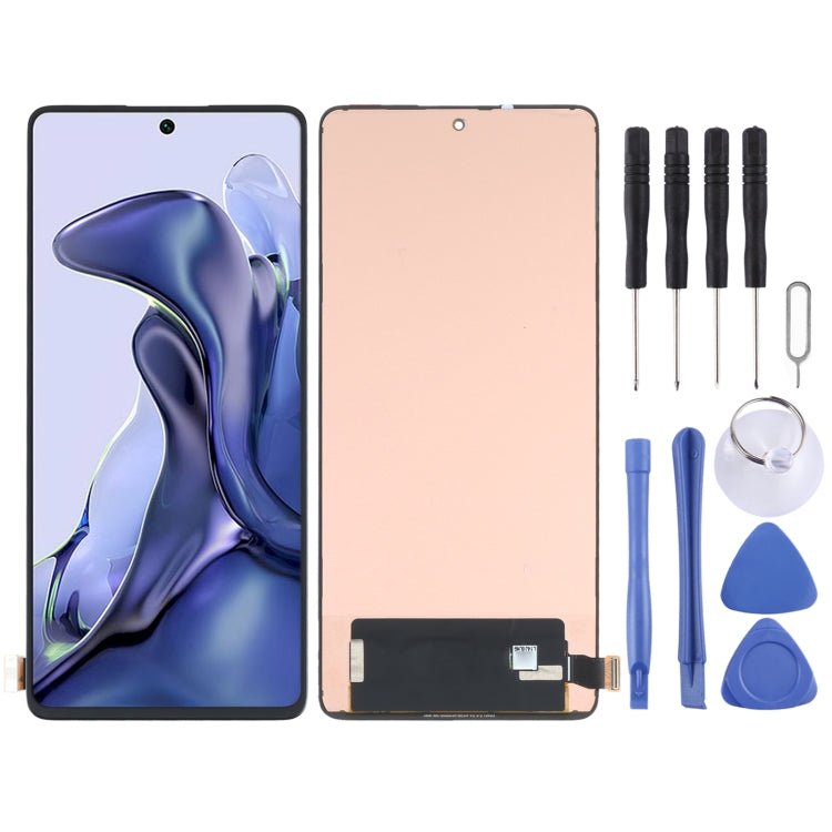 OLED Material Original LCD Screen and Digitizer Full Assembly for Xiaomi Mi 11T / 11T Pro, For Xiaomi Mi 11T / 11T Pro(Original) - ORIWHIZ
