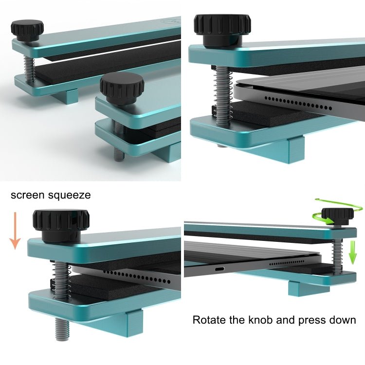 One Set 2UUL Third Gen. Press Clamp Mold for Phone/Pad Glass Replacement, Press Mold - ORIWHIZ
