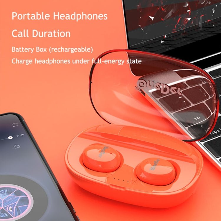 OneDer W12 Wireless Earphone with Waterproof IPX5 HD Stereo Sound TWS Bluetooth Earphone - ORIWHIZ
