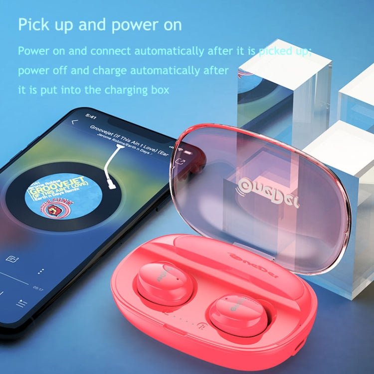 OneDer W12 Wireless Earphone with Waterproof IPX5 HD Stereo Sound TWS Bluetooth Earphone - ORIWHIZ