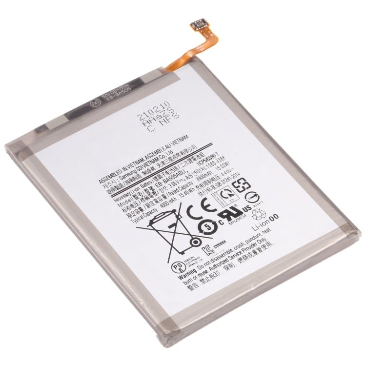 Original 4000mAh EB - BA505ABN Li - ion Battery Replacement for Samsung Galaxy A50 SM - A505/A30 SM - A305/A30S SM - A307/ASM - A205, For Samsung Galaxy A50 - ORIWHIZ