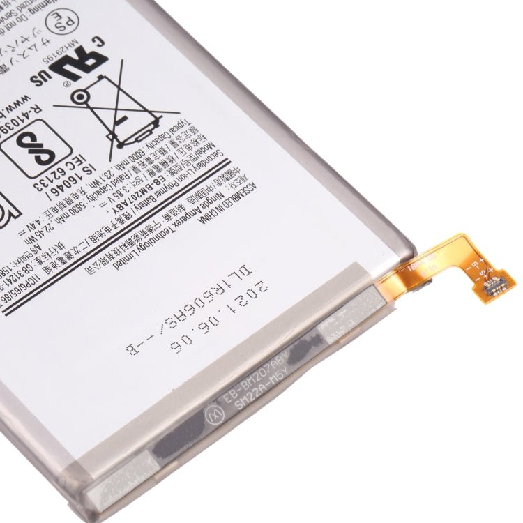 Original 6000mAh EB - BM207ABY Li - ion Battery Replacement for Samsung Galaxy M30s SM - M307/M21 SM - M215/M31 SM - M315, For Samsung Galaxy M30s - ORIWHIZ