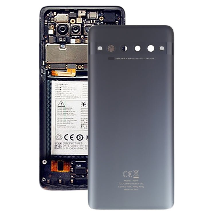 Original Battery Back Cover for TCL 10 Pro T799B T799H, For TCL 10 Pro (Green), For TCL 10 Pro (Grey) - ORIWHIZ