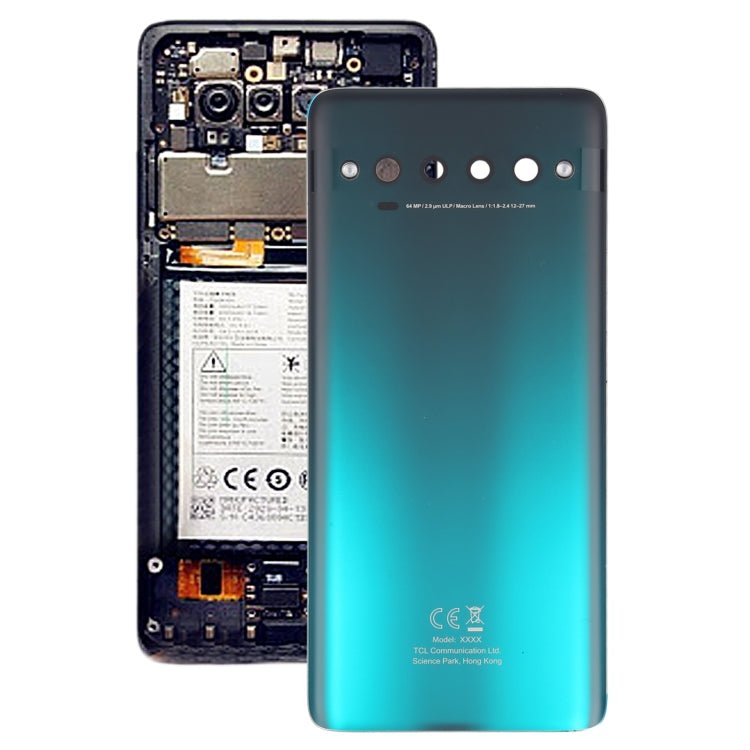 Original Battery Back Cover for TCL 10 Pro T799B T799H, For TCL 10 Pro (Green), For TCL 10 Pro (Grey) - ORIWHIZ