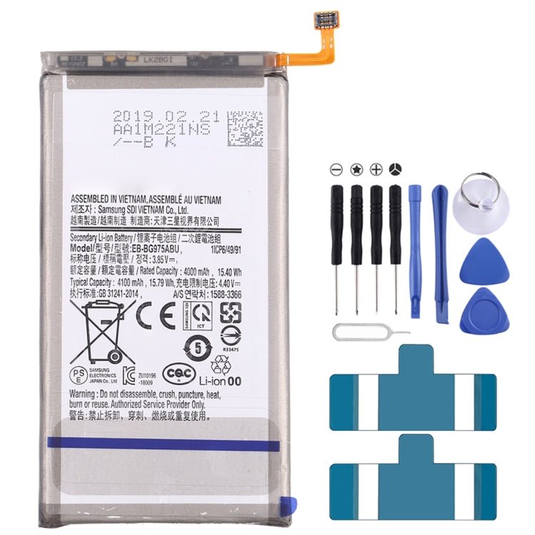 Original EB - BG975ABU for Samsung Galaxy S10+ Disassemble Li - ion Battery, For Samsung Galaxy S10+ - ORIWHIZ