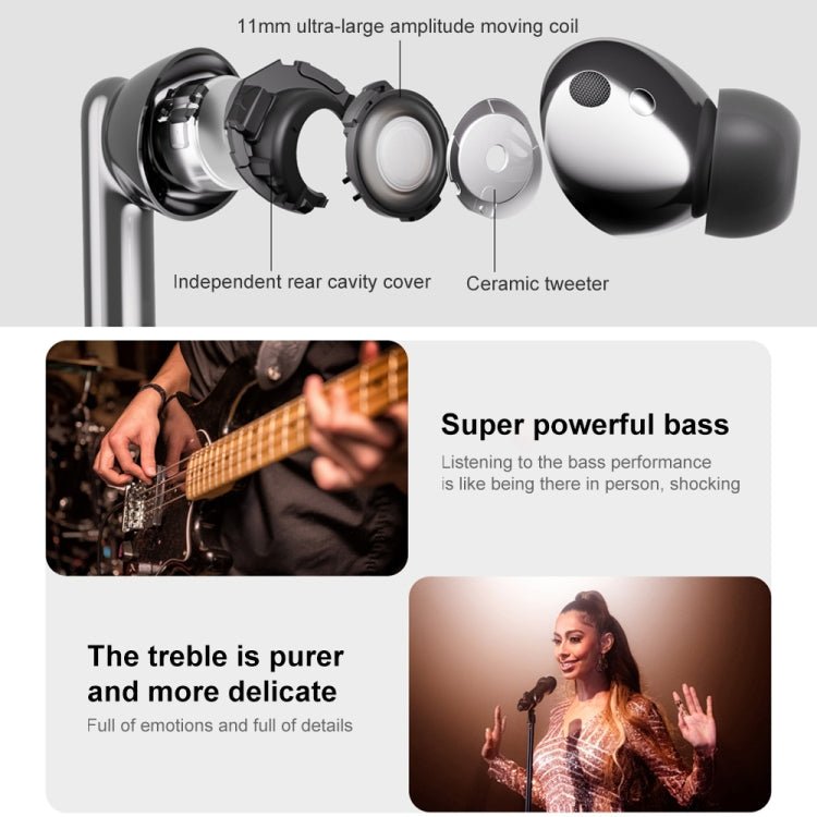 Original Honor Earbuds 3 Pro TWS Noise Reduction Body Temperature Detection Bluetooth Earphone - ORIWHIZ