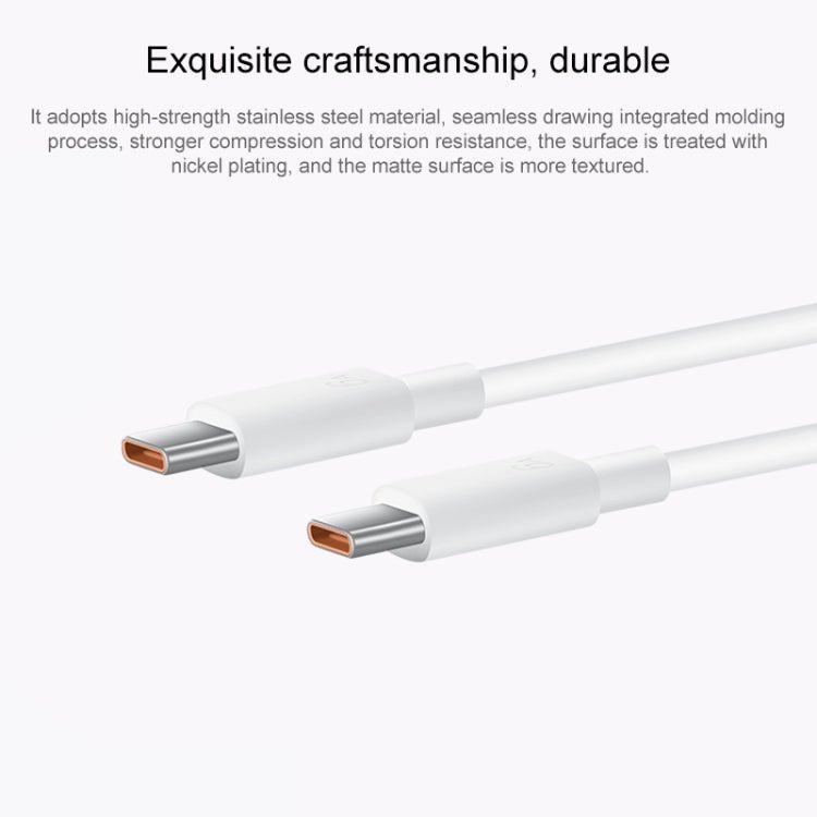 Original Huawei CC800 6A Type - C / USB - C to Type - C / USB - C Charging Data Cable, Length: 1.8m - ORIWHIZ