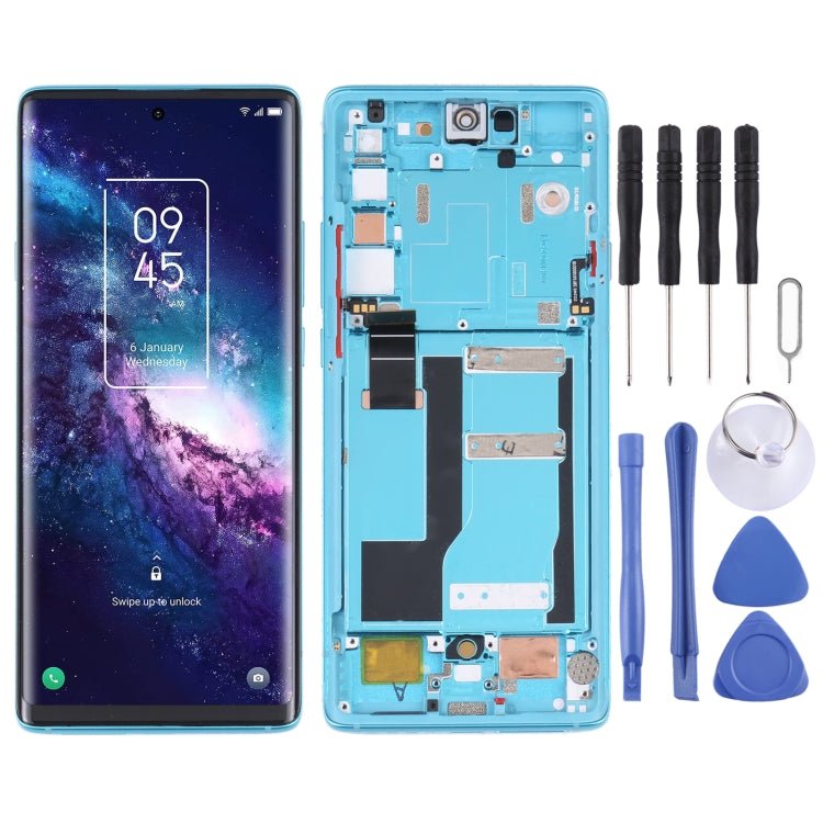 Original LCD Screen and Digitizer Full Assembly with Frame for TCL 20 Pro 5G T810H, For TCL 20 Pro 5G(Original) - ORIWHIZ