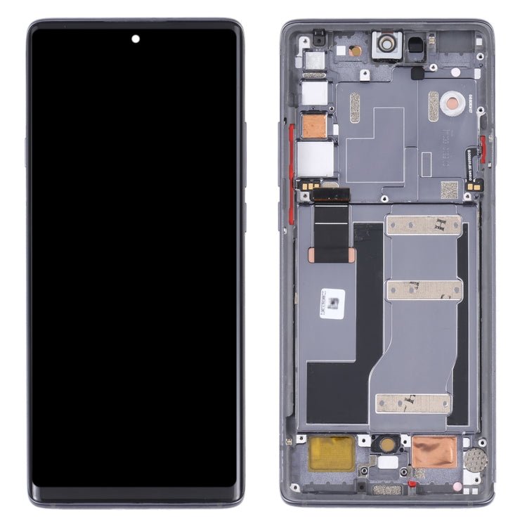 Original LCD Screen and Digitizer Full Assembly with Frame for TCL 20 Pro 5G T810H, For TCL 20 Pro 5G(Original) - ORIWHIZ