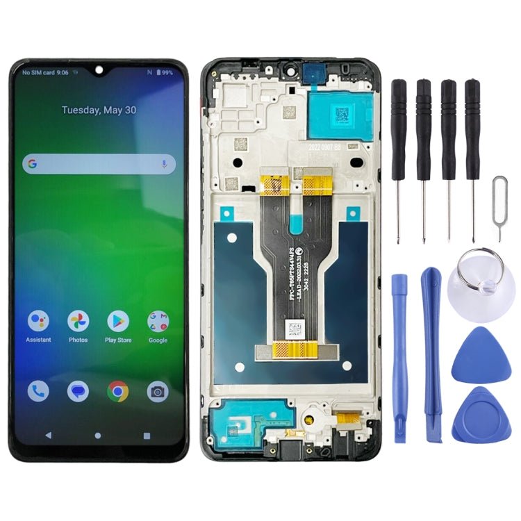 Original LCD Screen For Cricket Icon 4 WTCKT01 Digitizer Full Assembly with Frame - ORIWHIZ