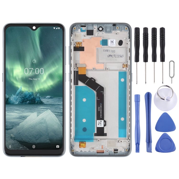 Original LCD Screen For Nokia 7.2 / 6.2 Digitizer Full Assembly with Frame, For Nokia 7.2 / 6.2 - ORIWHIZ