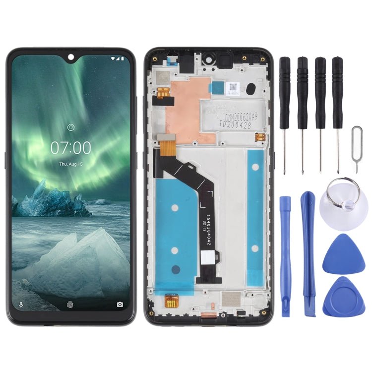 Original LCD Screen For Nokia 7.2 / 6.2 Digitizer Full Assembly with Frame, For Nokia 7.2 / 6.2 - ORIWHIZ