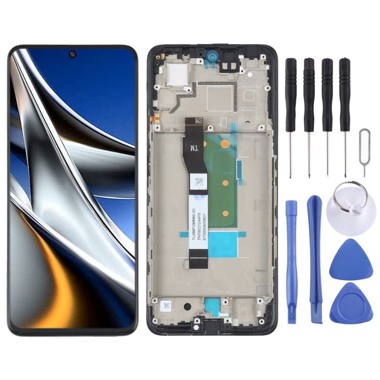 Original LCD Screen For Xiaomi Redmi K50i Digitizer Full Assembly with Frame, For Xiaomi Redmi K50i - ORIWHIZ
