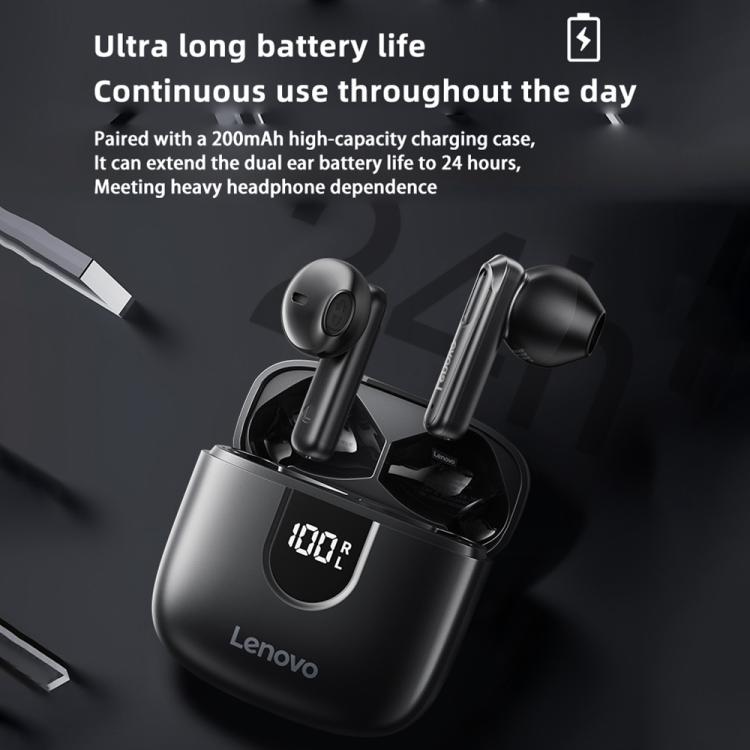 Original Lenovo EA120 Simple Semi - In - Ear True Wireless Bluetooth Earphones, EA120 - ORIWHIZ
