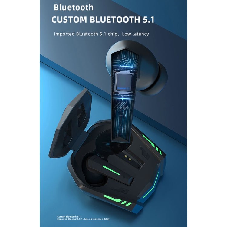 Original Lenovo XT80 TWS Game / Music Dual Mode Bluetooth Earphone with Breathing Light & Charging Box - ORIWHIZ
