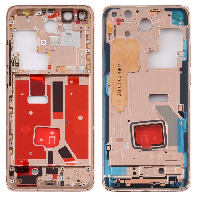 Original Middle Frame Bezel Plate with Side Keys for Huawei P40 Pro, For Huawei P40 Pro, For Huawei P40 Pro (Gold) - ORIWHIZ