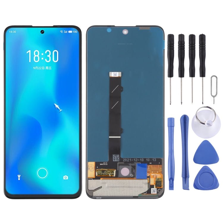 Original OLED Material LCD Screen and Digitizer Full Assembly for Meizu 18x, For Meizu 18x - ORIWHIZ