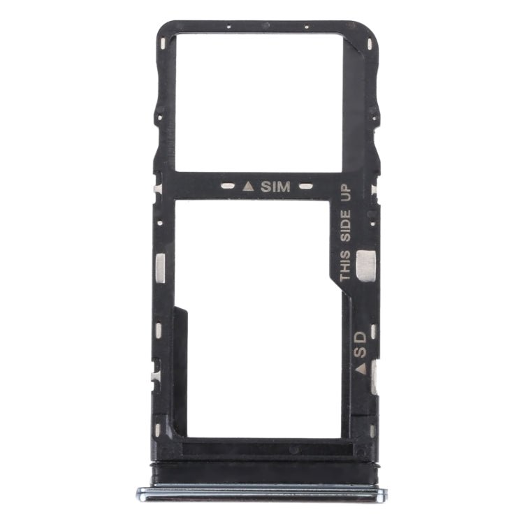 Original SIM Card Tray + Micro SD Card Tray for TCL 10L/10 Lite T770H T770B, For TCL 10L/10 Lite, For TCL 10L/10 Lite(Silver) - ORIWHIZ
