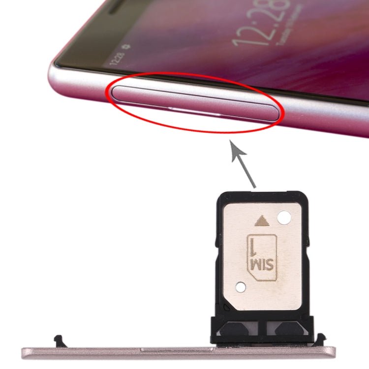 Original Single SIM Card Tray for Sony Xperia 10, For Xperia 10(Pink), For Xperia 10 - ORIWHIZ